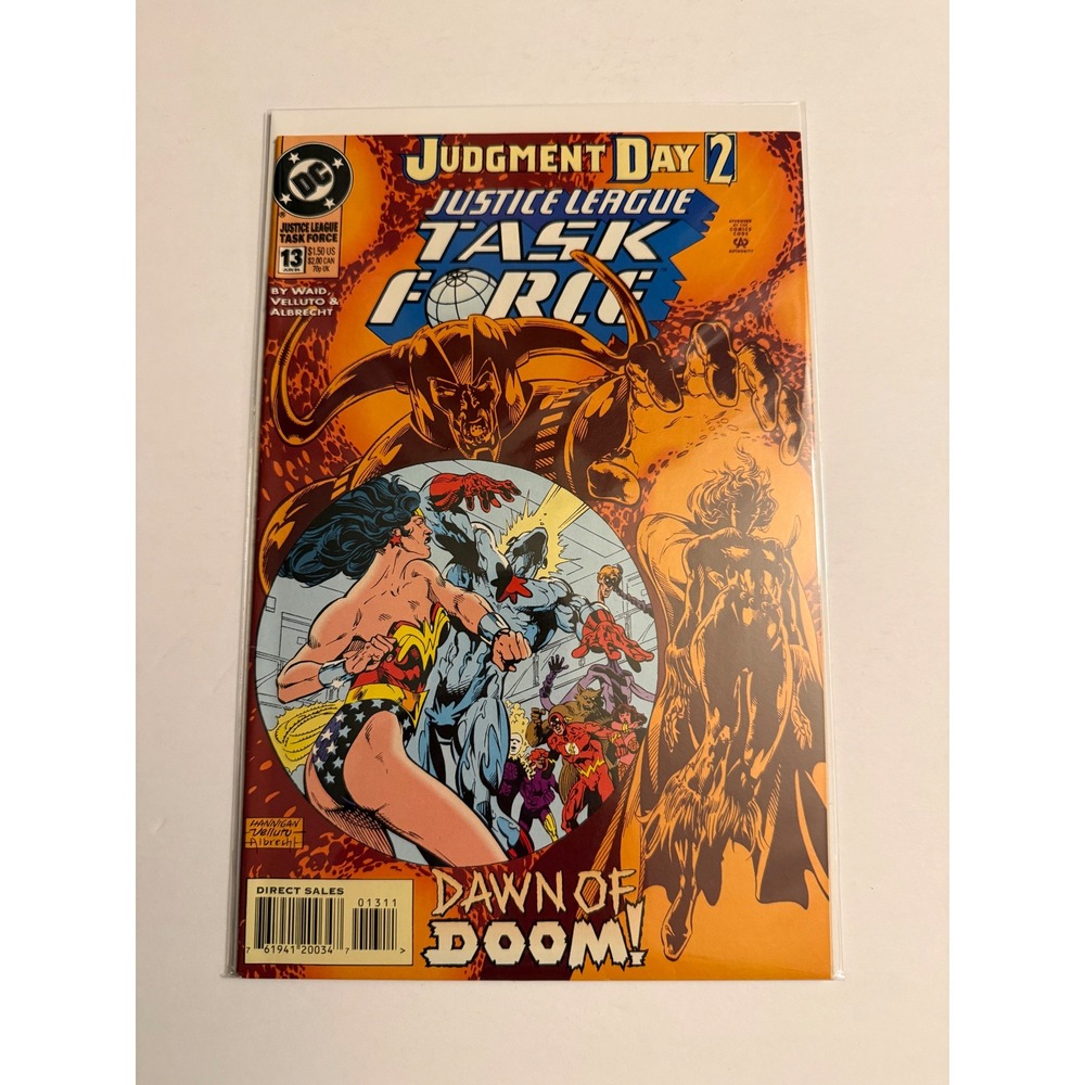 DC Comics Justice‎ League Task Force 13 Judgment Day 2 Dawn of Doom June 1994